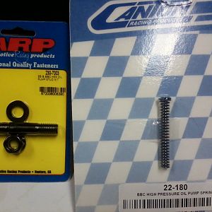 ARP-230-7003 / CTR-22-180 (Oil pump stud / 50PSI oil pump spring) $6 / $4    7/2016