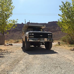 parked in moab
