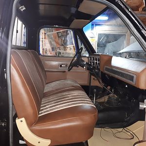 The truck was originally that dark bronze