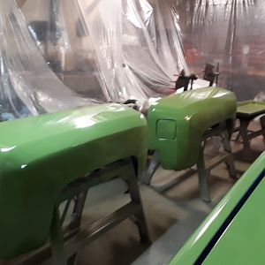 Step side fenders and tail gate