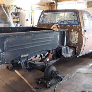 Sanding and sanding prepping for a bit of filler and epoxy primer