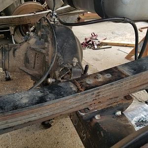 Driver side perches tacked