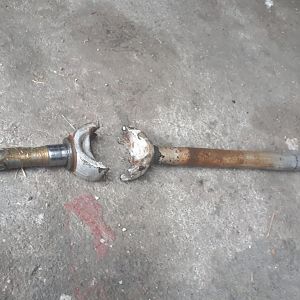 Axel shafts drivers side