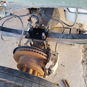 Axle Installed 2