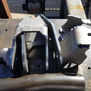Ruff Stuff Axle side bracket and Coilover bracket