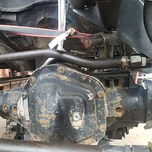 Panhard clearance at full stuff