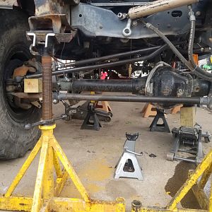 Checking steering and panhard angles