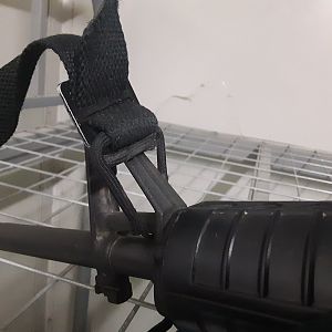 Front sight top sling silencer