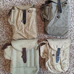 Front of 74 pouches