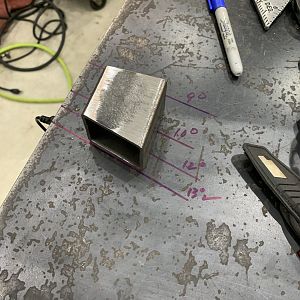angled cage support