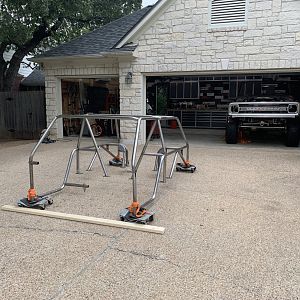 cage in driveway
