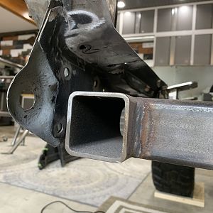 clean A-pillar mount area