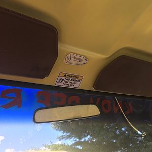 New warning sticker.