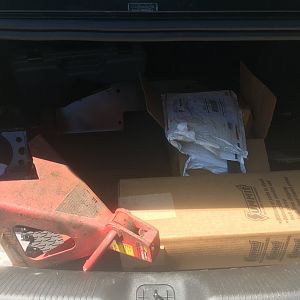 Pile of parts and tools