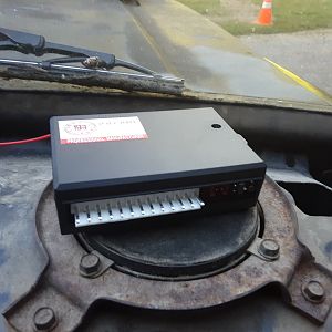 Control box for scale