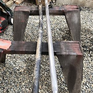 bent vs new tire rod