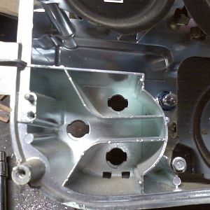 1990-91 R/V cluster housing "clock" position