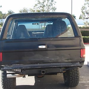 rear paint and body