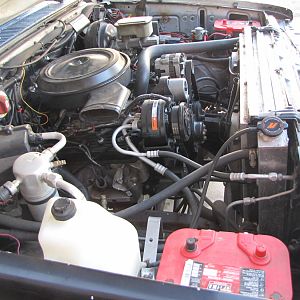 pass side engine compartment