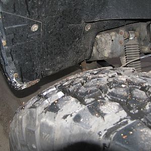 front fenderwell