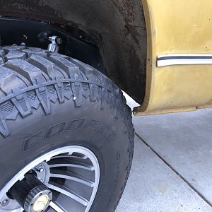 tire clearance