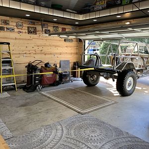Winching Out of Garage