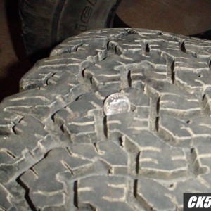 Tread depth