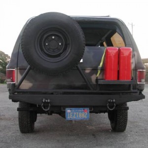 Tire carrier bumper