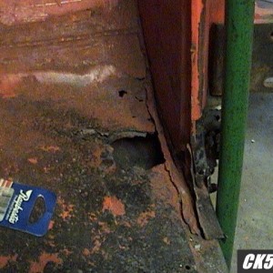 rotten passenger floor pan