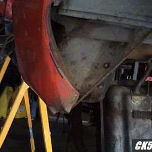 bent quarter panel