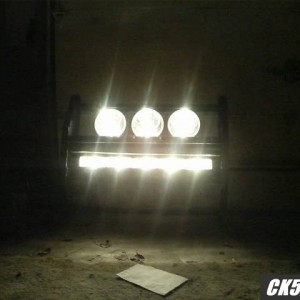 Pushbar and lights
