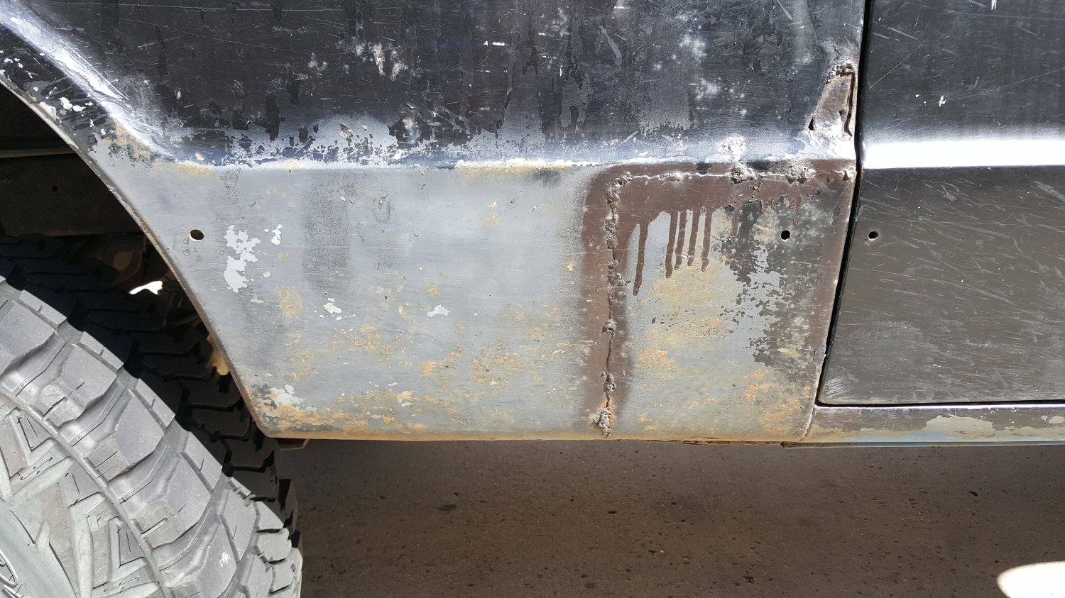 1/4 panel passenger side