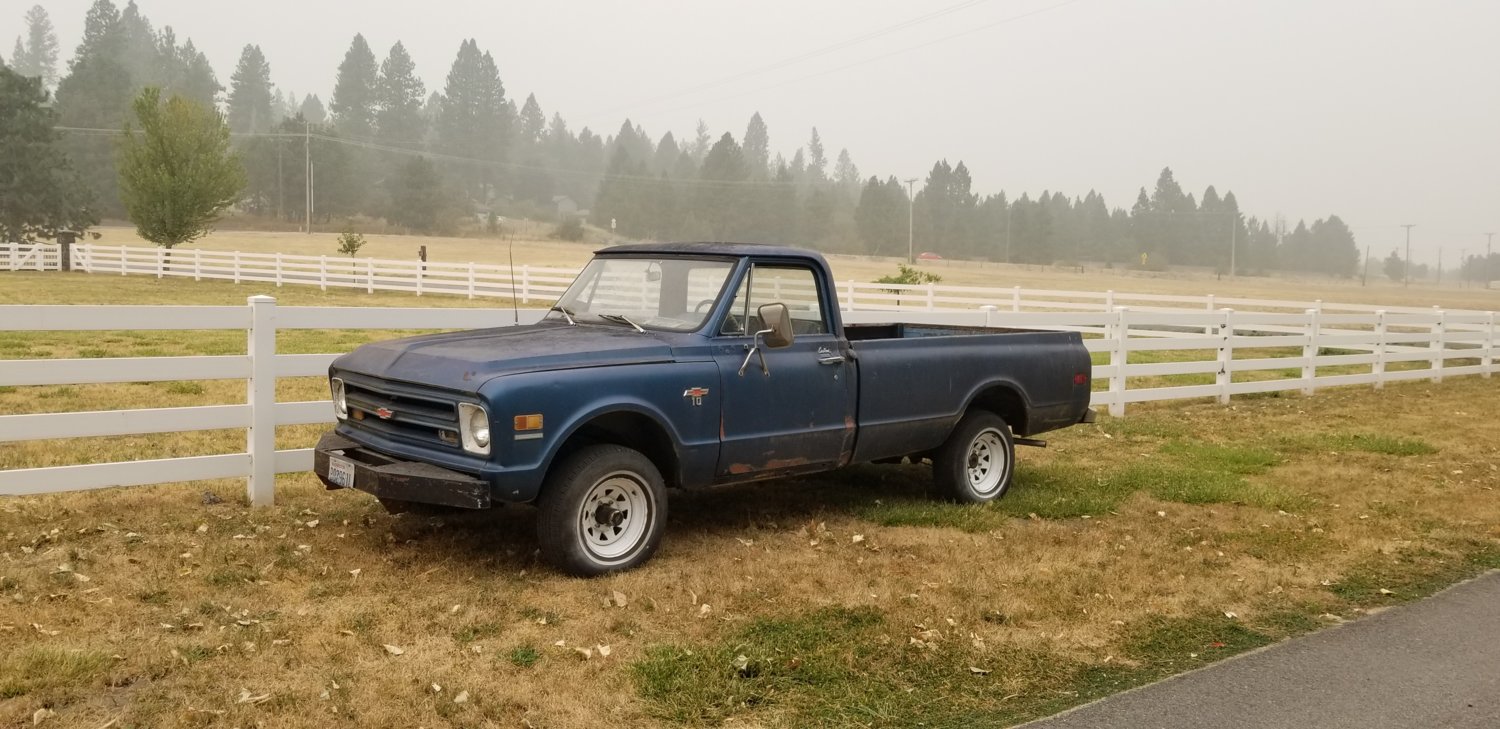 1968 k10 "Sky Wolf" day of sale