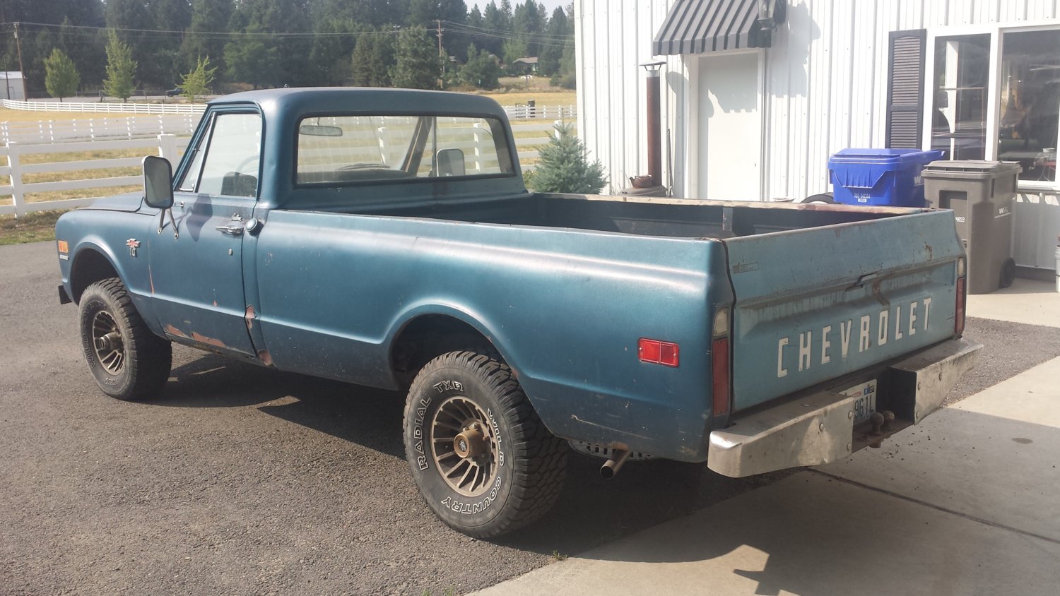1968 k10 "Sky Wolf" rear 3/4