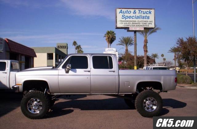 1986 CREW CAB SHORT BED 1 TON 4X4
