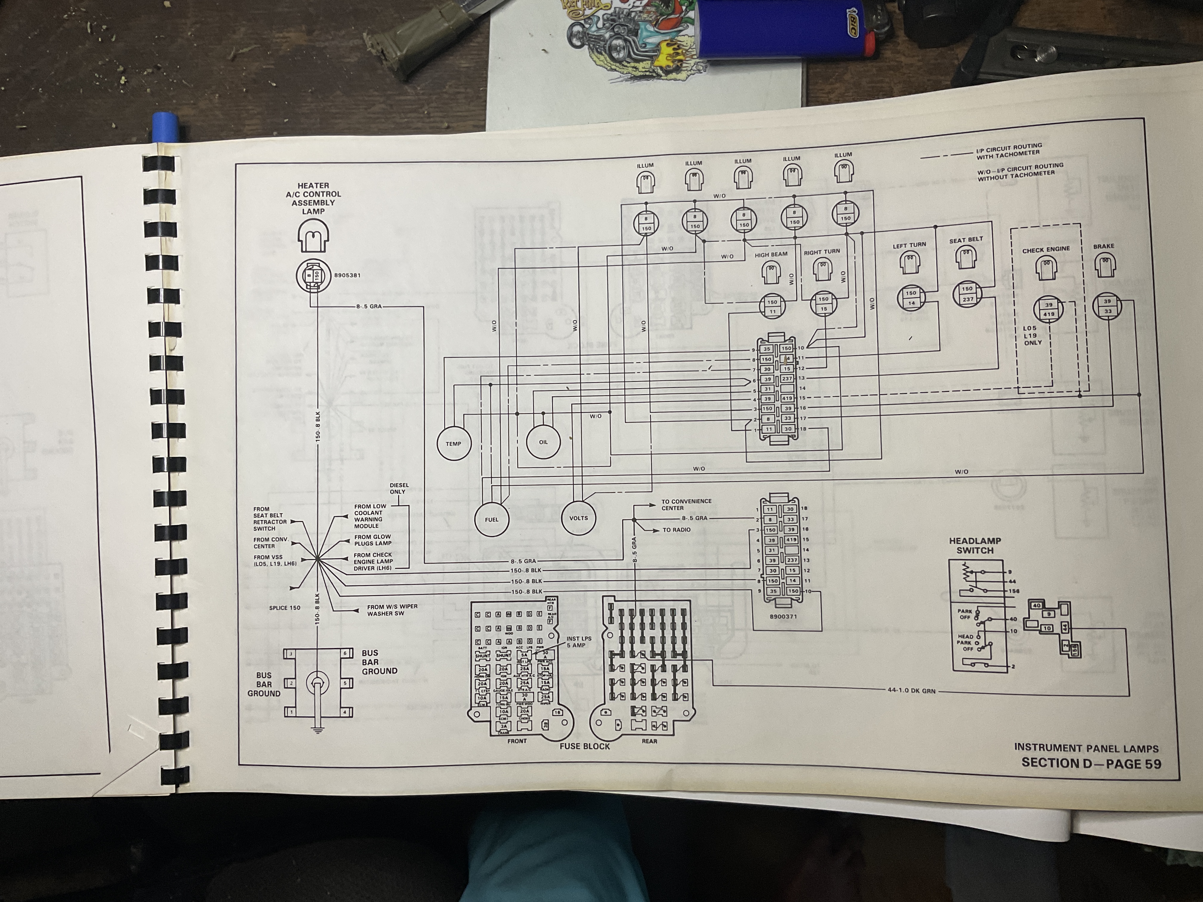 1988 Blazer GM Factory drawings Elec. complete . Say the pages you need?