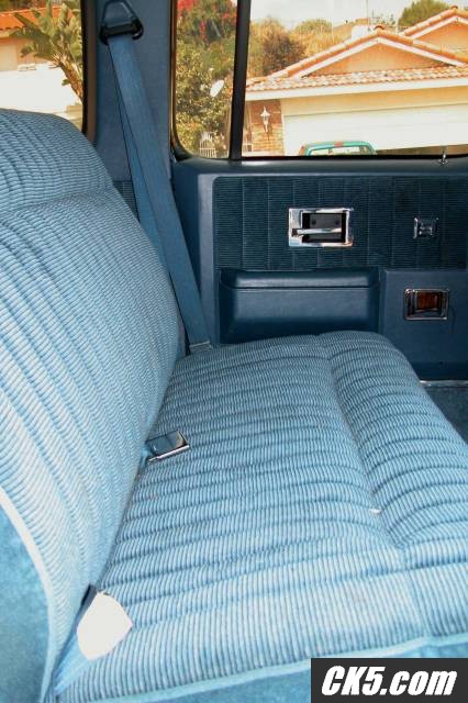 1991 V2500 Suburban Back Seat