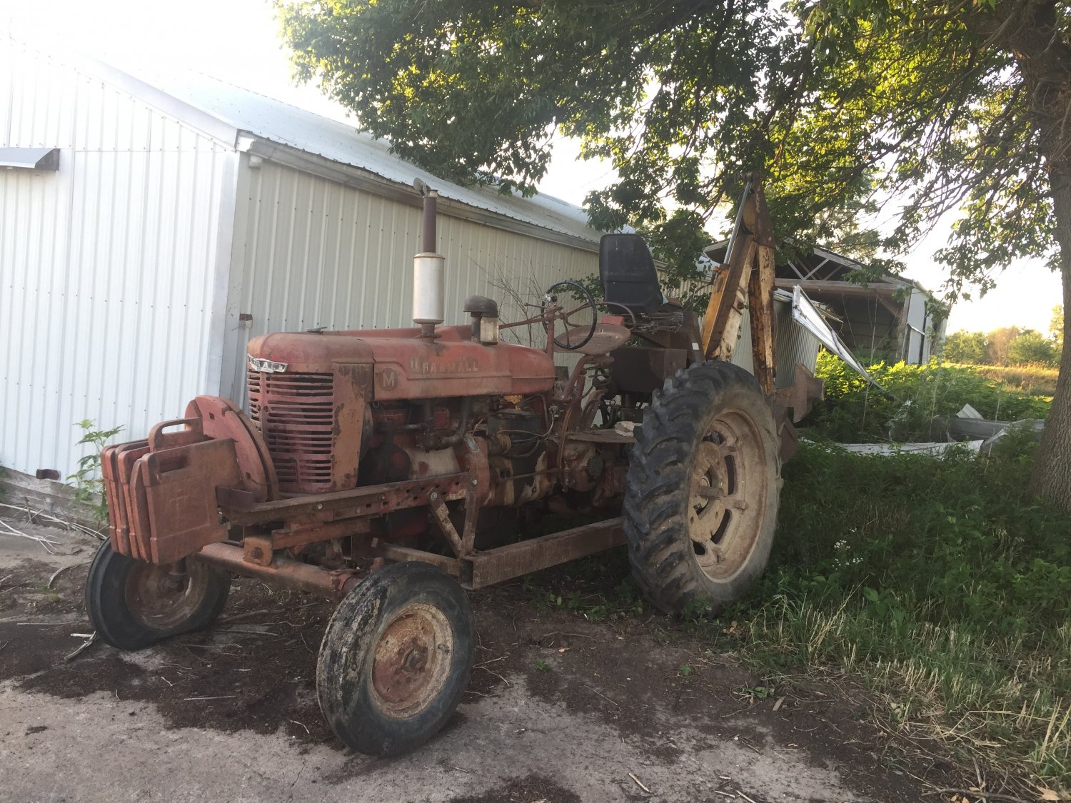 3pt backhoe on the M