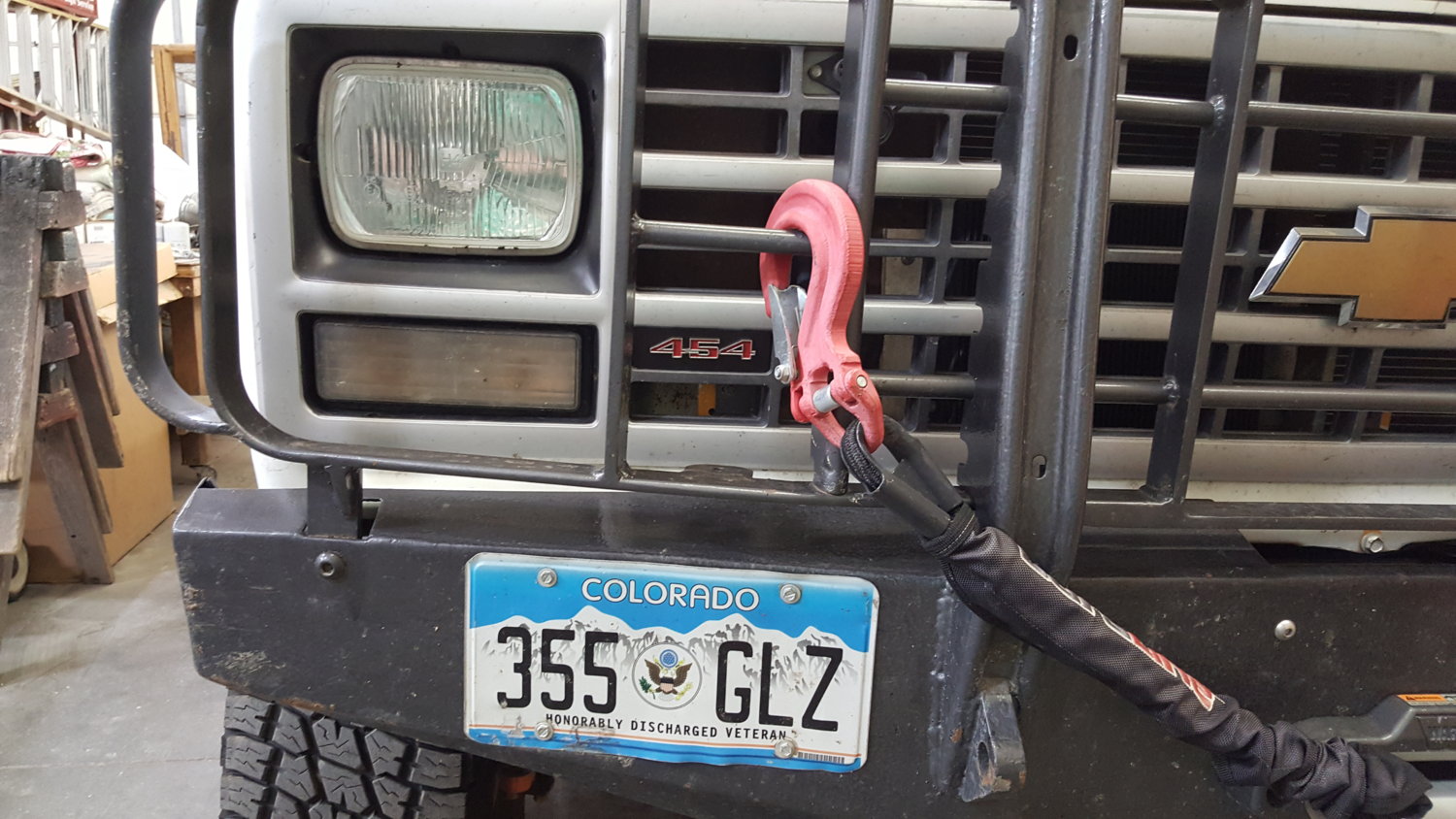 454 badge in grill