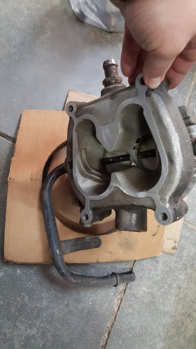 454 throttle body w/adapter