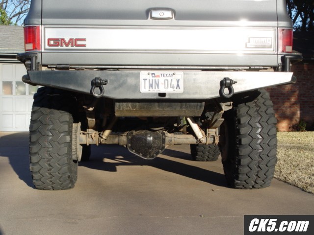 4x4 Iron rear bumper