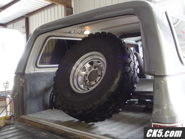 4x4 Iron Tire Carrier