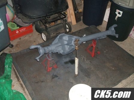 60 torn down and primed
