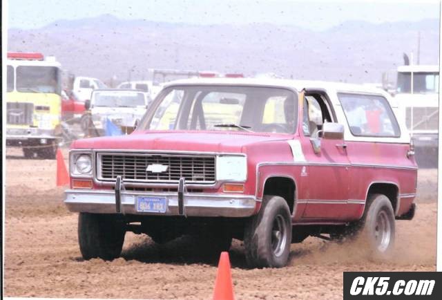 74 Blazer at the sand drags