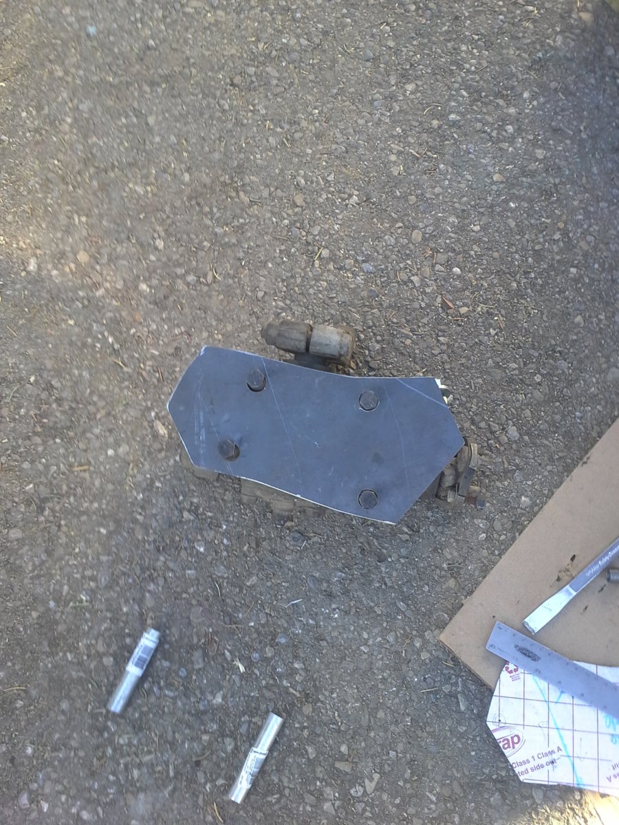 85GMCJD 1/4" plate for frame inside and out to box with welded tubing sleeves