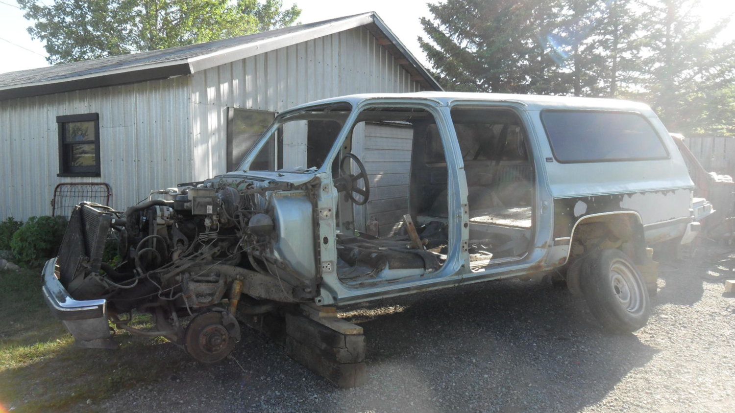 85GMCJD aquired a 2wd burby for the frame...for like free...