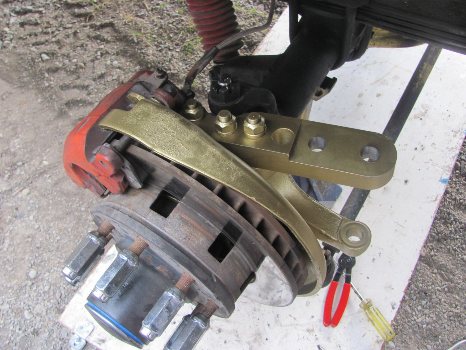 85GMCJD Flat top knuckle from 76, new ball joints etc