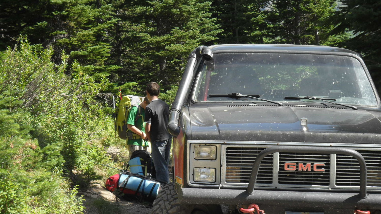 85GMCJD on the middle kooteney pass