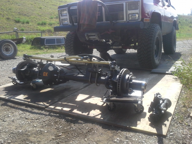 85GMCJD Time for the Jimmy to get the 60 finally, cost wise was it worth it? I never broke the 10 bolt, but all the cool kids have 60s