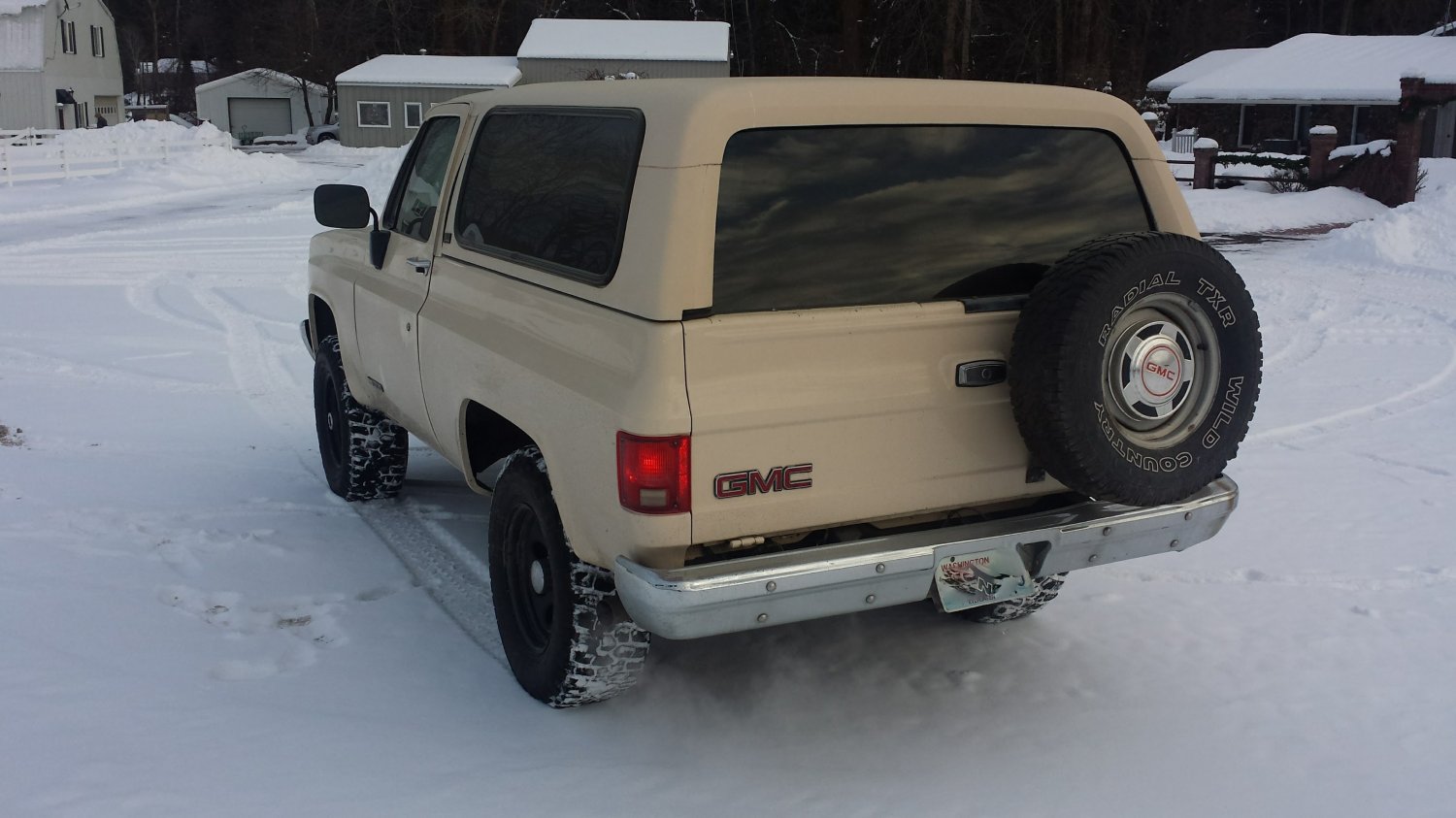 91 GMC Jimmy lt, rr 3/4